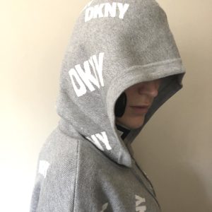DKNY Grey Logo Jumper